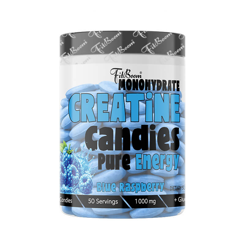 FitBoom Creatine candies + glucose 250 tabs.